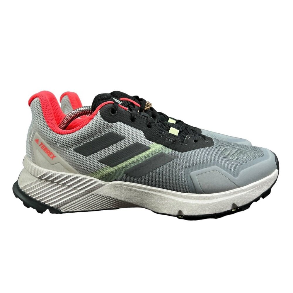 Adidas Terrex Soulstride Grey Turbo Trail Running Shoes H05776 Women's Size 11
